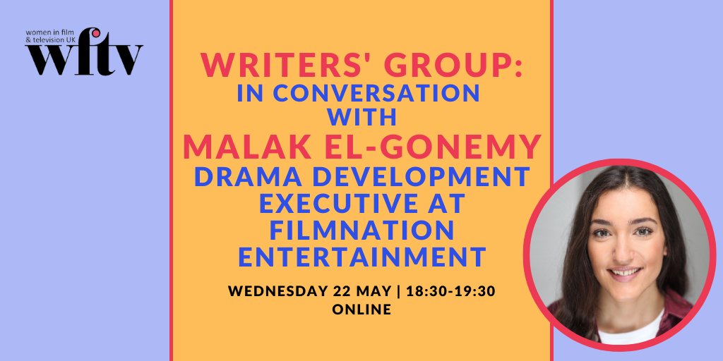 Women in Film & TV (UK) (@wftv_uk) on Twitter photo Catch our Writers’ Group host <a href="/thismamadoes/">Christina Pickworth</a> in conversation with <a href="/mal_elgonemy/">Malak El-Gonemy / ملك 🇪🇬</a>, Drama Development Exec at <a href="/FilmNation/">FilmNation</a>, talking about TV drama development, moving over from non-scripted to scripted & Malak’s new initiative Broadcasting Marginalised Voices: bit.ly/MEG_WG Catch our Writers’ Group host <a href="/thismamadoes/">Christina Pickworth</a> in conversation with <a href="/mal_elgonemy/">Malak El-Gonemy / ملك 🇪🇬</a>, Drama Development Exec at <a href="/FilmNation/">FilmNation</a>, talking about TV drama development, moving over from non-scripted to scripted & Malak’s new initiative Broadcasting Marginalised Voices: bit.ly/MEG_WG