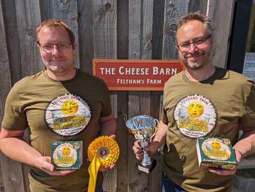 Huge congratulations to @felthamsfarm, whose La Fresca Margarita cheese was recently named Best Organic Cheese at the Artisan Cheese Awards 2024 and Class Winner at the Virtual Cheese Awards 2024. Thank you for showcasing the fabulous food #Somerset has to offer.