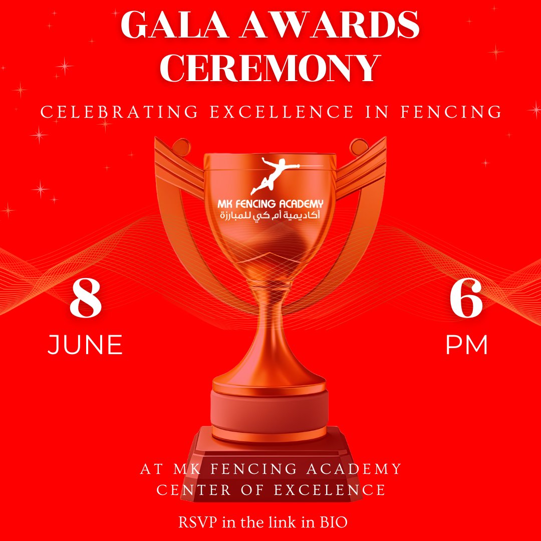 Celebrate our amazing fencers' achievements this year! 🏆 
Their dedication, enthusiasm, and hard work have been truly inspiring.  Let's give them the recognition they deserve for their commitment and talent! 🥇🤺 
#PassionForFencing #MKFencingAcademy
#MKFAAwards #Fencing #Dubai