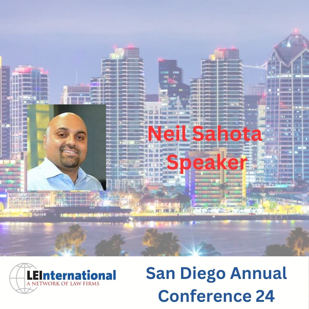 We're thrilled to announce Neil Sahota as a guest speaker at our San Diego conference this week! Neil is an IBM Master Inventor, UN AI Advisor, and author of "Own the AI Revolution." 

We're excited for his session and the insights he'll share! 🚀

#AI #SanDiego #NeilSahota #LEI