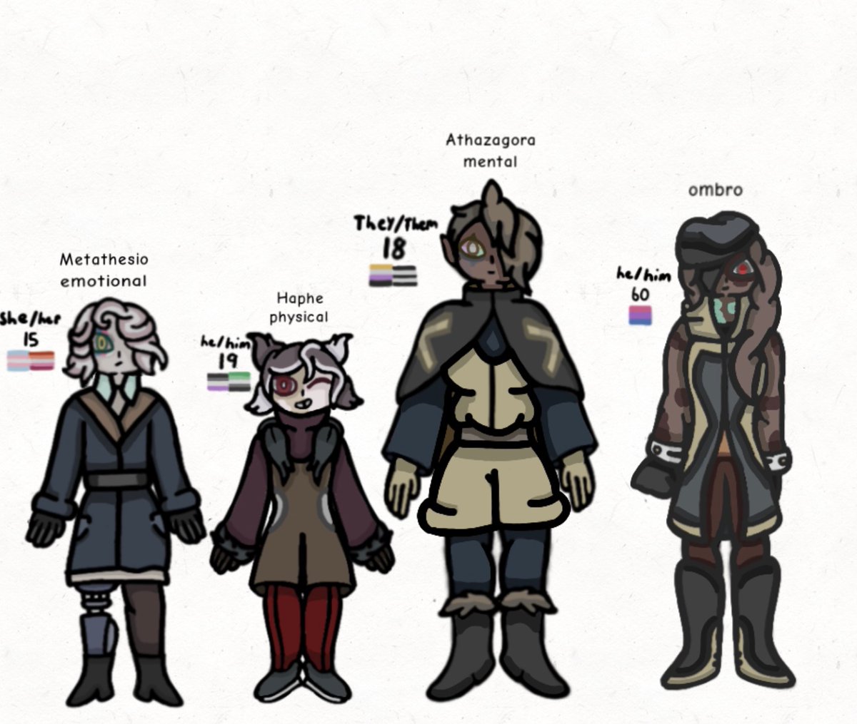 owen_OAccount's tweet photo. My characters for Atelo, final design #Atelo #graphicnovel #wip #originalcharacter #originalstory #art https://t.co/Dk65ku1LMI