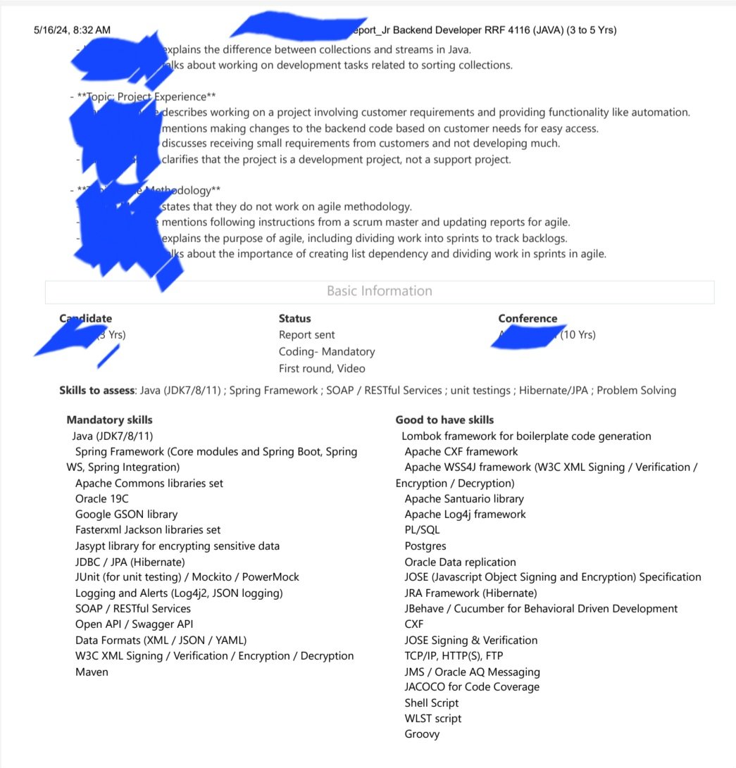 SumitM_X's tweet image. Junior Java with Spring + REST + Hibernate candidate Interview Report.
EXPERIENCE 3 YEARS .
SELECTED.
DON'T JUST BOOKMARK , PLEASE RETWEET AS WELL SO THAT IT HELPS AS MANY AS POSSIBLE.🙏