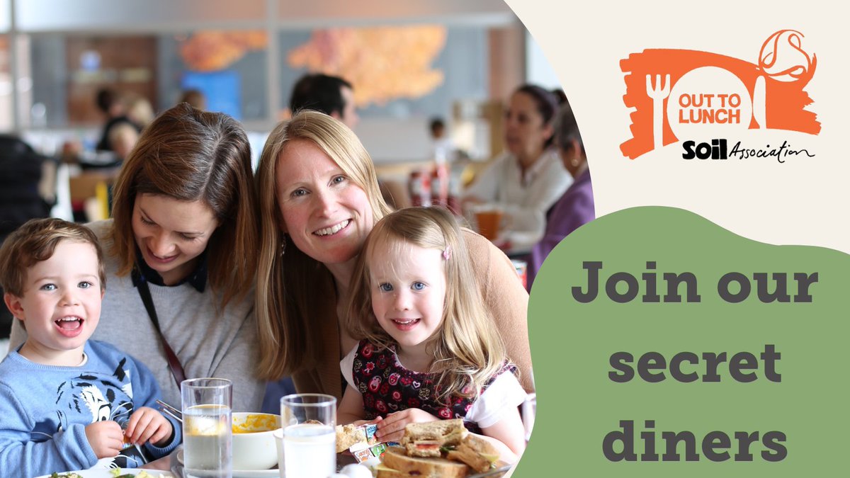 Got kids under 12? Want them to have better choices when eating out? You can help by becoming a secret diner: and your kids will eat free! Our #OutToLunch campaign pushes for better kids' food at restaurants and attractions. Sign up before 31/05! 👉 soilassociation.co/3JM6Fu5