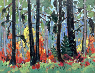 Have you seen the newest works from Mark Brennan? Visit us online or in person and check out Mark's amazing works like this 7'x9' oil painting 'The Big Woods, Whitesand Lake, Tobeatic'! #localart #halifaxart #halifaxns #canadianart #artwork #artist #landscape #natureart