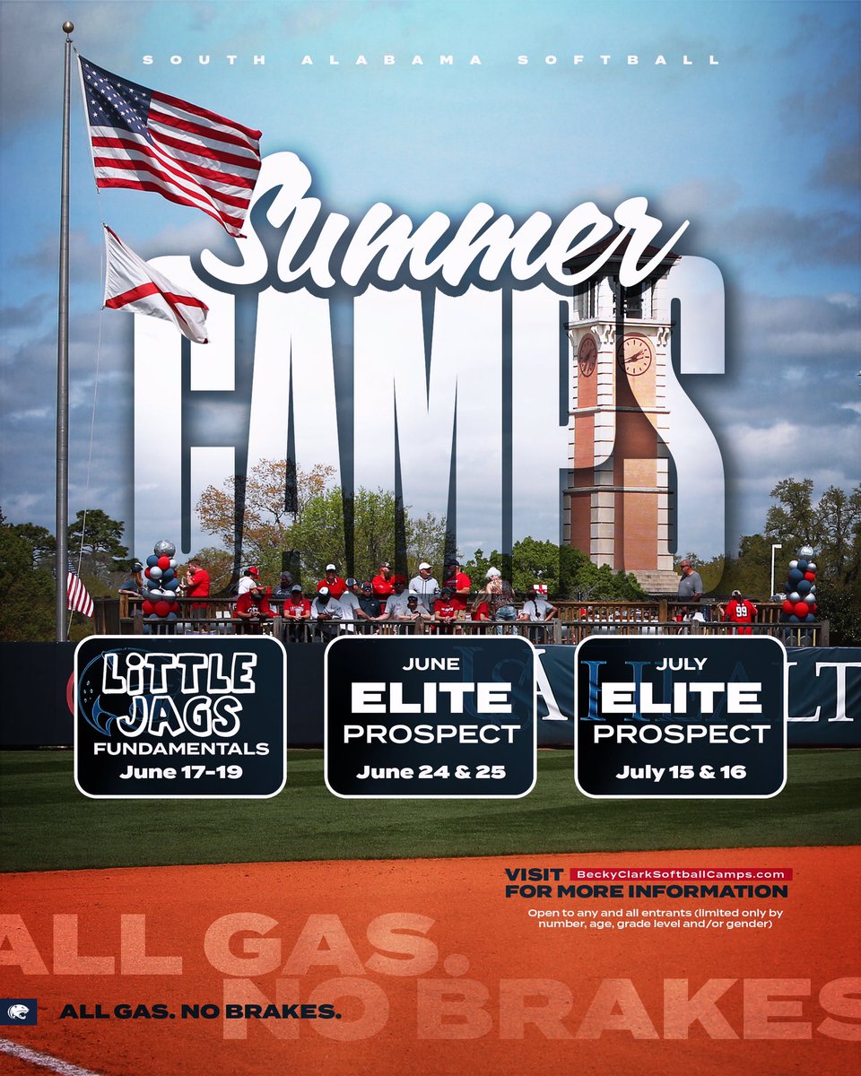 Just under a month away from starting up our summer camps! Reserve your spot today! Register at: beckyclarksoftballcamps.com | #GrowYourGameWithUs