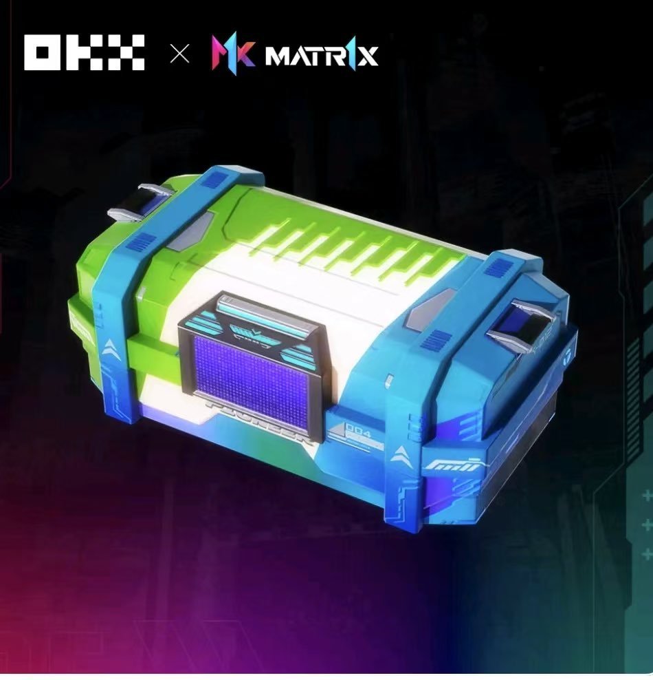 🔥#okx 钱包与 #MATR1X 合作推出了空投先锋宝箱NFT的活动，开宝箱就可以获得MATR1X武器 NFT 和 MAX 代币，喜欢玩游戏的不容错过。  

🎁抽四个白名单
要求👇
1⃣关注  <a href="/okxchinese/">OKX中文</a> <a href="/Matr1x_io/">MATR1X</a> <a href="/star_okx/">Star_OKX</a> <a href="/Baili1018/">百里 🦅</a>

2⃣转发、点赞、@你的三位好友

3⃣评论区留下matic地址

MATR1X