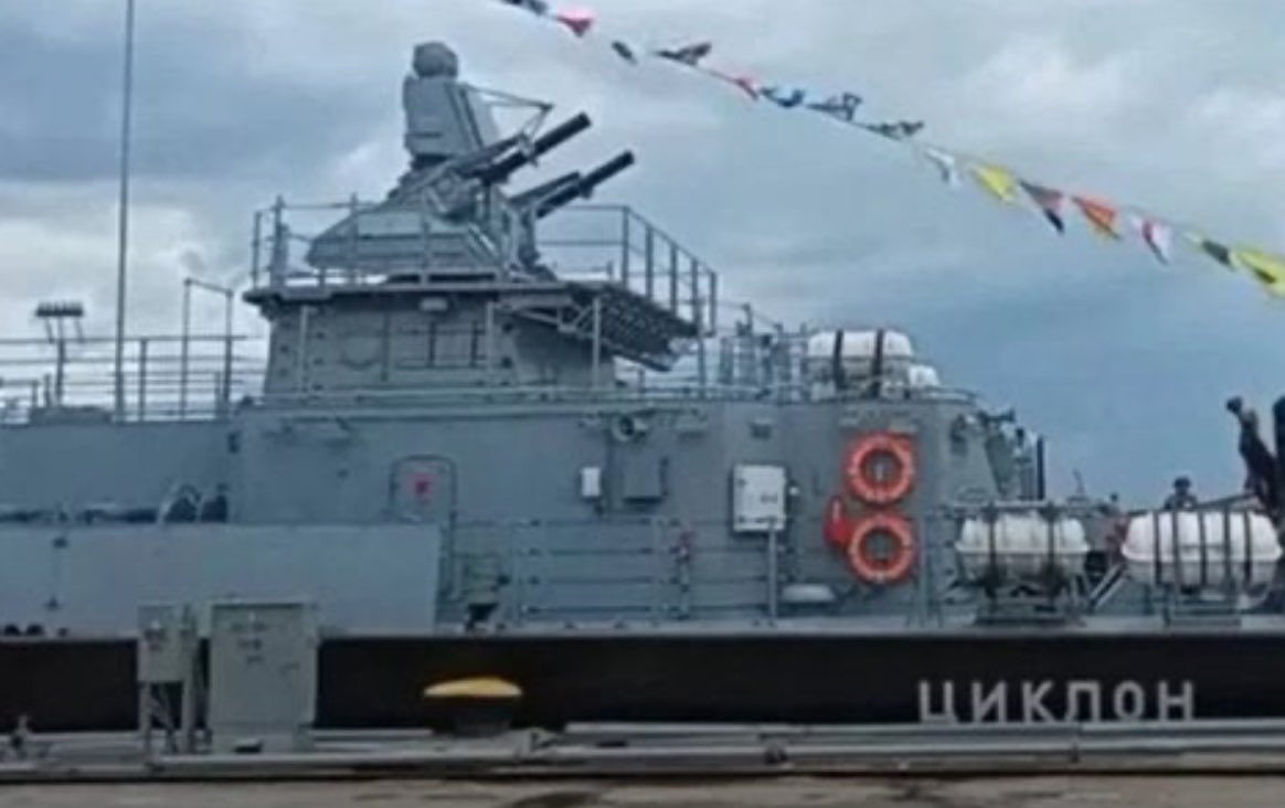 So, it’s official now. Russian naval missile carrier “Tsyklon” has been destroyed in the occupied Sevastopol. Almost brand new. #StandWithUkraine