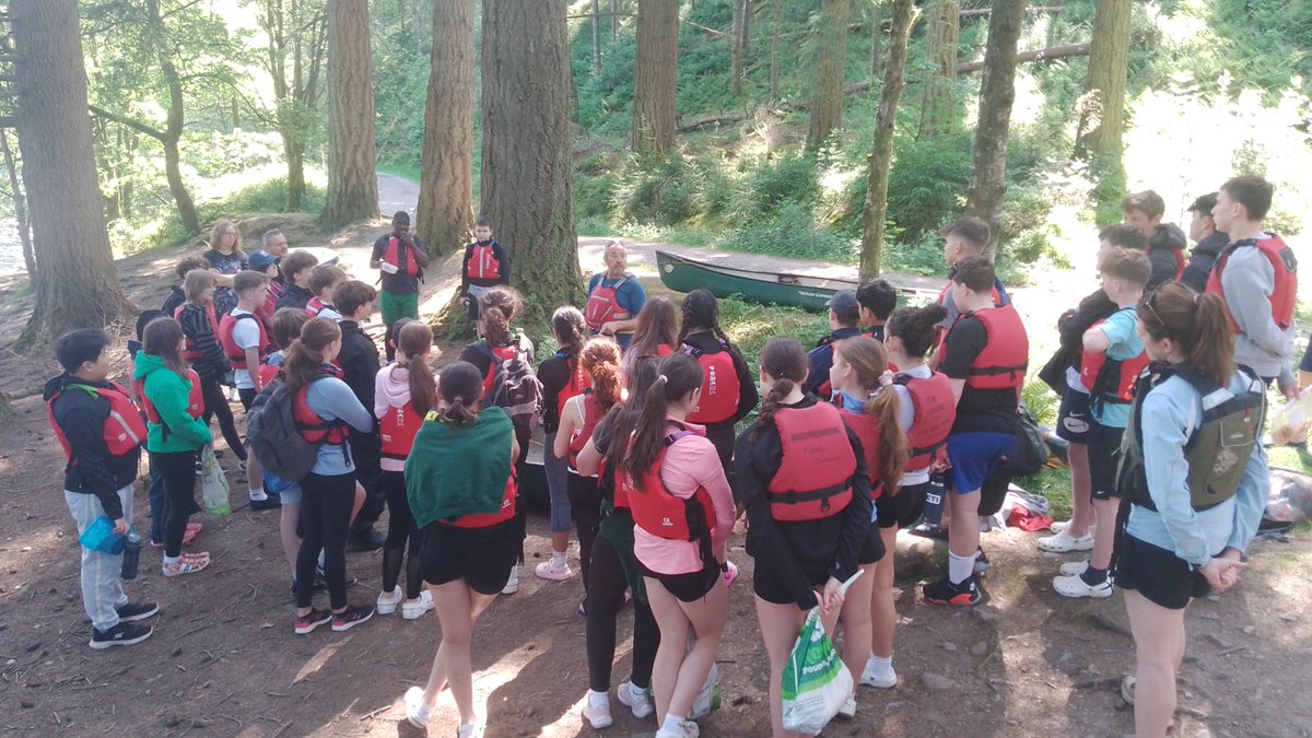 S2 Outdoor Ed. Well under way in the sunny Trossachs! @stalsout