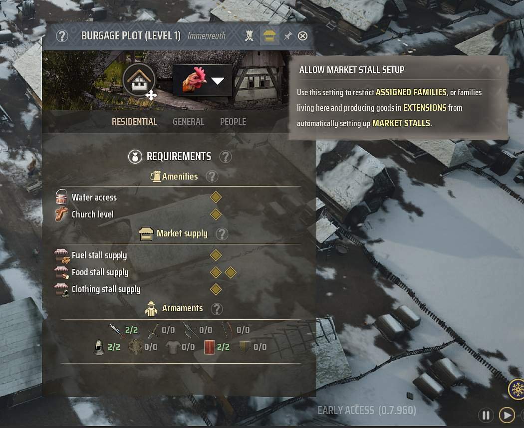 mnrlords's tweet photo. We start by talking about the first of the Manor Lords fixes, this time Slavic focused on balancing and correcting the game's bugs.
Summary Highlights:
- More militia can be hired
- Sheep no longer overwhelm your city
- Improvements in fields and crops
- Trade improvements
- Reduction in king's taxes
- Improve market distribution
- Fixed LoserVille mercenaries bug
NEW EXPERIMENTAL OPTION
- The installation of trading posts for workers in certain buildings may or may not be allowed.
Soon I will talk more in detail about each improvement
#ManorLords #ManorLordsNews #TopSecretGames #UpdateNews