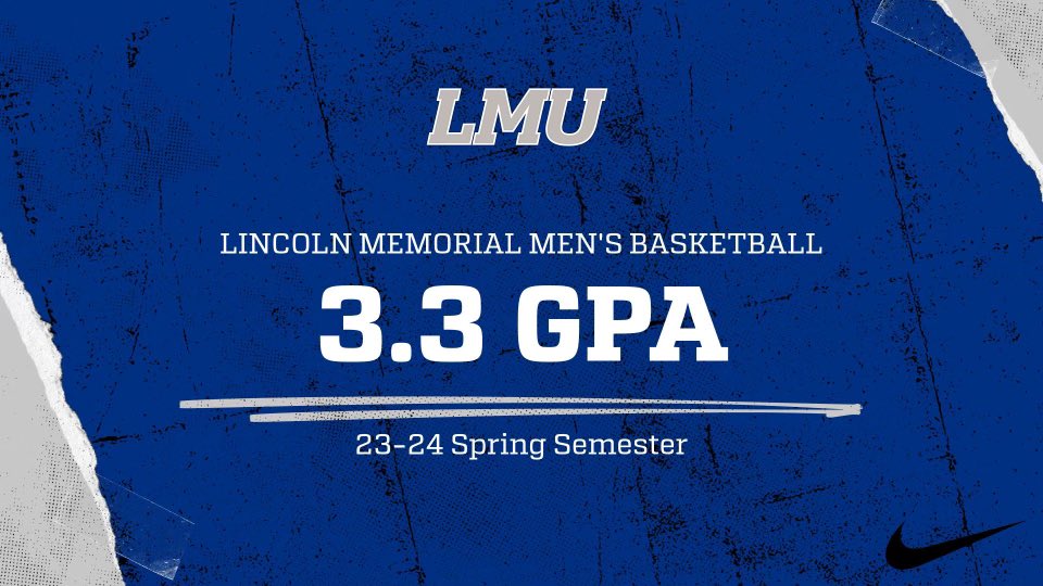 Our guys had another great semester. Finishing the 23-24 spring semester with a 3.3 overall team GPA! 🏀🎩⚒️🏀🎩⚒️ #KeepTheChip #LMUMBB