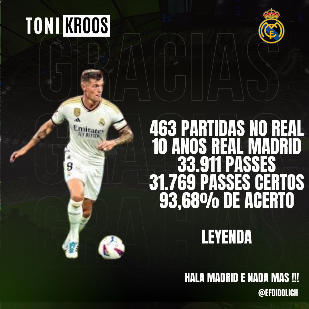 efdidolich's tweet photo. @ToniKroos 
#RealMadrid #GraciasKroos #Kroos https://t.co/peMk5jXSWu