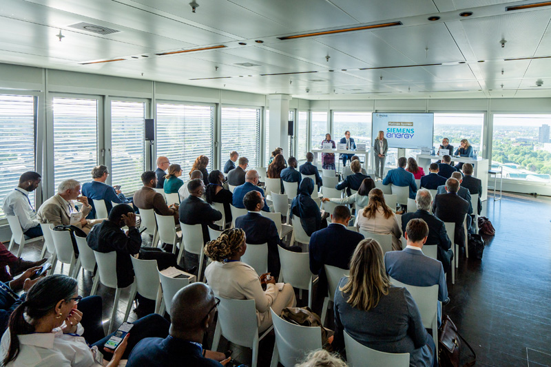 GripsEnergy's tweet photo. 🔌 Last week our CEO Timon Herzog took part in a panel discussion at the 17th German African Energy Forum. Timon shared insights on how renewable energy coupled with storage, which are available at very competitive cost, can accelerate industralization in Africa. #RenewableEnergy https://t.co/3gRCTKhp3u