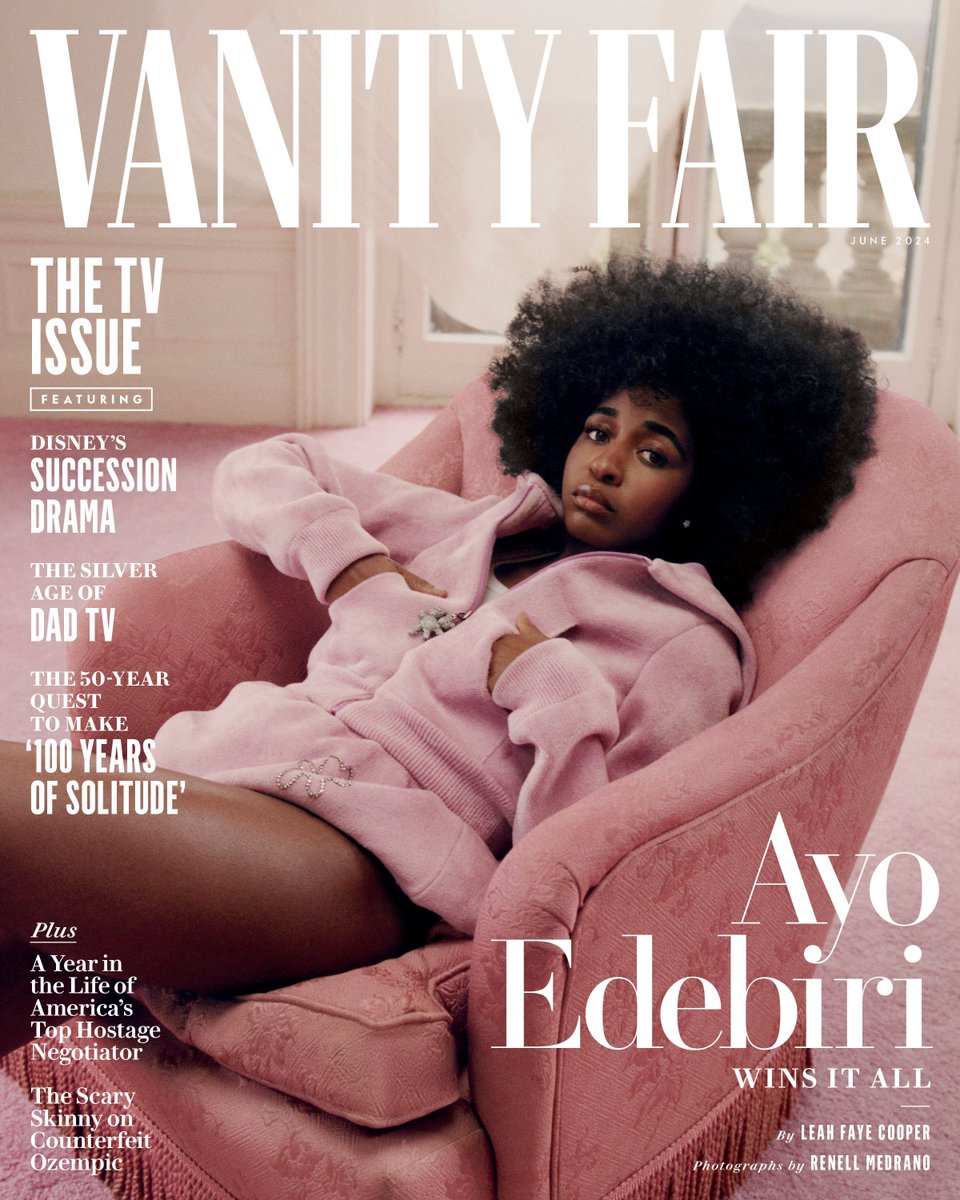 Ayo Edebiri is Vanity Fair June Coverstar — love herrrr