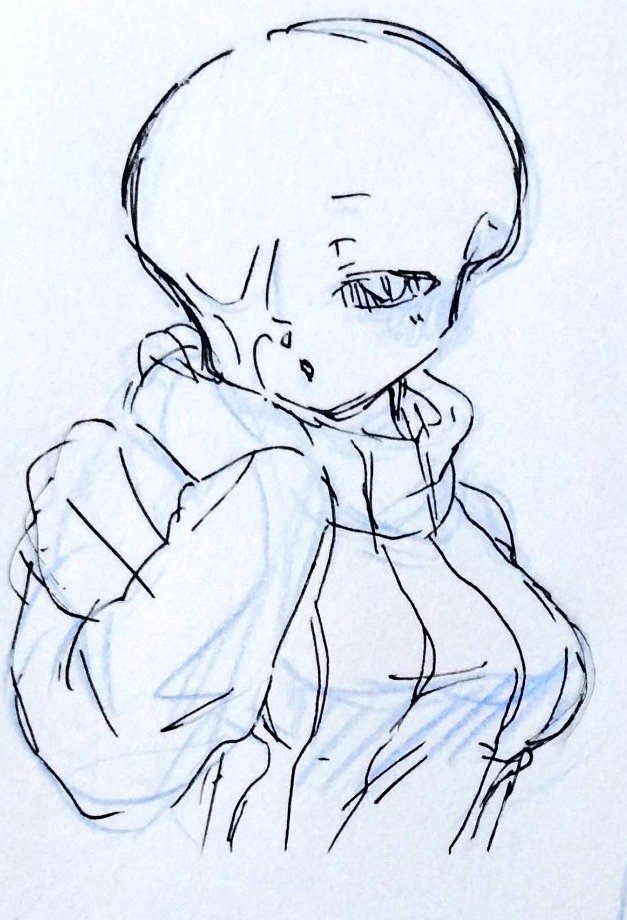 中々絵を描ける時間がとれないので申し訳程度のrkgkメア🥧をそっと置いておく…