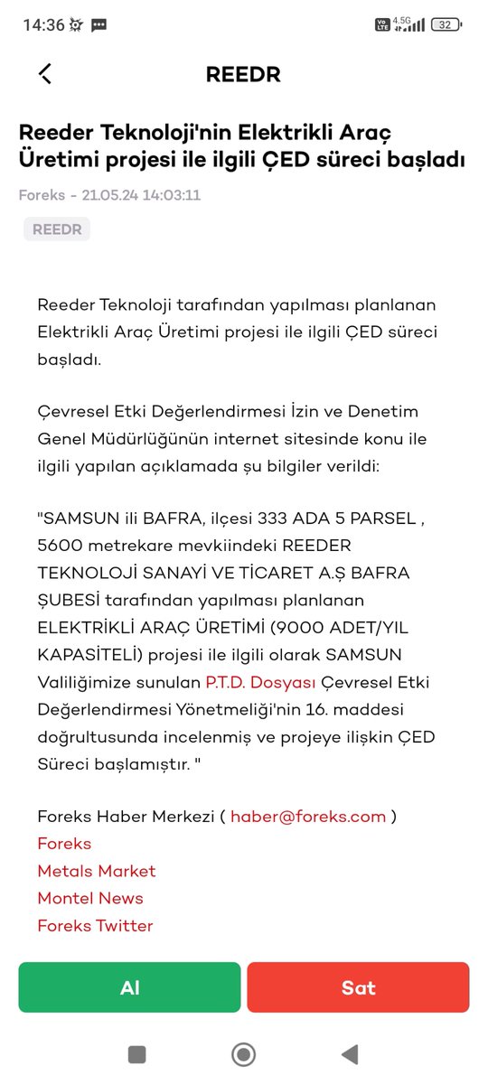 PoetCemal's tweet photo. #Reedr #elektrikli #araba #Çed süreci başladı, onay birkaç ayda gelir diye düşünüyorum. Yıllık 9000 adet elektrikli araç kapasitesi az ama hayırlı olsun.  #Reeder #teknoloji #oto #elektrik #otomobil #bist100 #xu100 #borsa https://t.co/Q44r4JYyEc