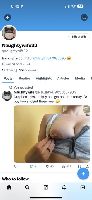Come follow my backup account! When you do follow that account message me &ldquo;hi&rdquo; for a pic 😘 https://t