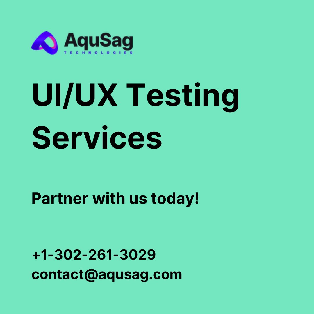 aqusag's tweet image. Expert UI/UX Testing by AquSag Technologies

AquSag Technologies&apos; UI/UX Testing Services help ensure your design meets the highest standards for user satisfaction and engagement.

Visit Website -  aqusag.com/ui-ux-testing

#UIUXTesting #userexperience #usabilitytesting