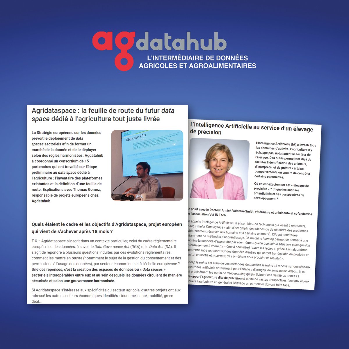 Agdatahub France (@agdatahub_fr) on Twitter photo 📰 Notre dernière newsletter est disponible ici : r.mailing.agdatahub.eu/3gfx9p6eq9xpfe…
Au sommaire :
🌿 Le projet européen <a href="/AgriDataSpace/">AgriDataSpace</a>, dont #Agdatahub a coordonné le consortium
🧠 Les apports de l'#IA dans l'élevage, avec <a href="/AValentinSmith/">A VALENTIN-SMITH</a>, de <a href="/vetintech/">Vet-IN-Tech</a>.
#dataintermediation #dataspace #IA 📰 Notre dernière newsletter est disponible ici : r.mailing.agdatahub.eu/3gfx9p6eq9xpfe…
Au sommaire :
🌿 Le projet européen <a href="/AgriDataSpace/">AgriDataSpace</a>, dont #Agdatahub a coordonné le consortium
🧠 Les apports de l'#IA dans l'élevage, avec <a href="/AValentinSmith/">A VALENTIN-SMITH</a>, de <a href="/vetintech/">Vet-IN-Tech</a>.
#dataintermediation #dataspace #IA