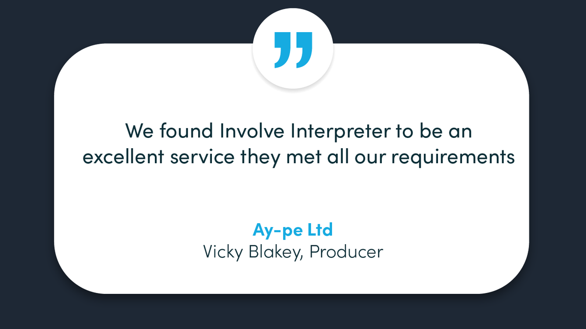 Involve Interpreter tweet media