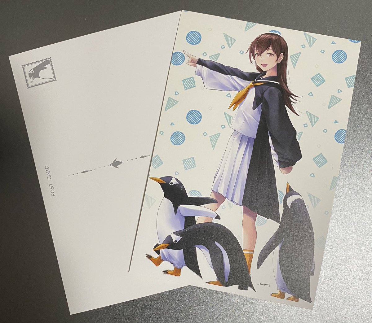 ポストカード土曜日に入稿しましたが、爆速で刷り上がってきました!めっちゃ綺麗でめっちゃ可愛い!!
裏面もちゃんと可愛いので見てー!! 