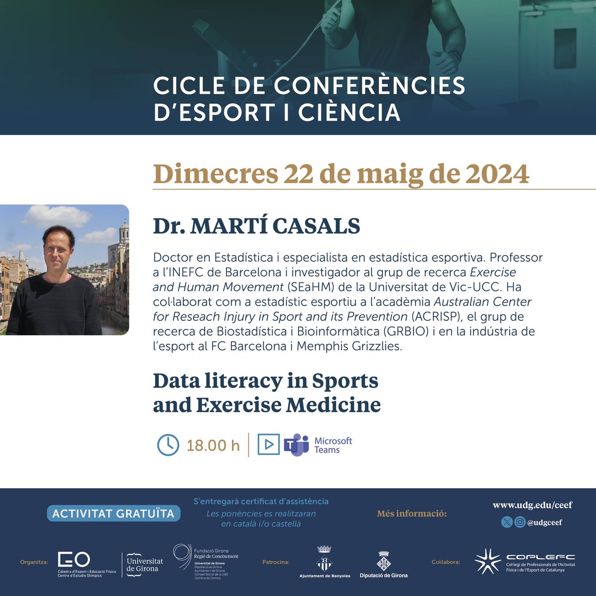 Càtedra d'Esport i Educació Física - UdG tweet media