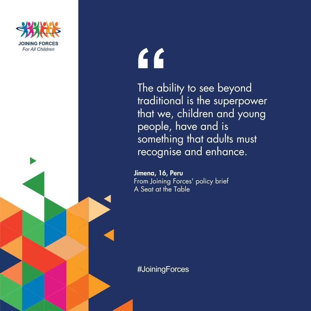 Children consistently show they want to act on issues that concern them. Globally they contribute to community resilience, drive social progress, inspire political change & propose innovative solutions.
#childrights #CRC12 #childparticipation #youthparticipation #righttobeheard