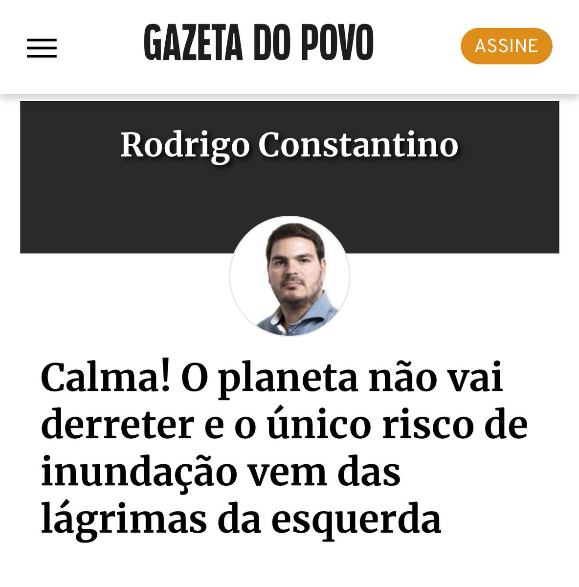 A explicação da extrema-direita para a tragédia no Rio Grande do Sul.