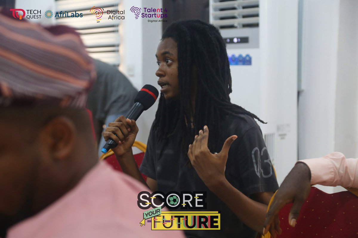 techquestcamp's tweet photo. The #talent4startup 'Score Your Future' program rolled into its next phase this week with immersive soft skills training sessions here at TechQuest STEM Academy.
#Talent4Startup #ScoreYourFuture #TechEducation #DigitalAfrica #AfriLabs #TechquestSTEMAcademy https://t.co/ZId771G9Fs
