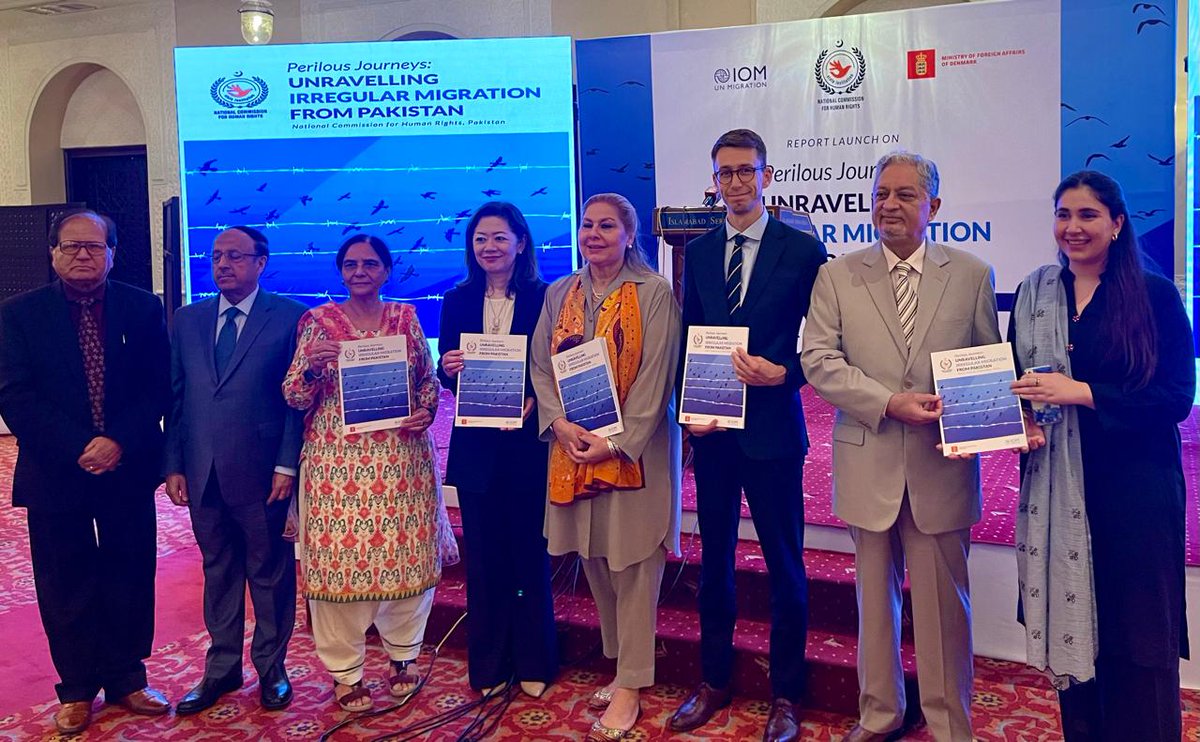 Grateful to our speakers and partners for coming to support this important conversation around migration. Together, we can make migration safer and more informed. No more #PerilousJourneys @RabiyaJaveri @miosato_iom @IOM_Pakistan @NadeemAshraf042 @manzoor_masih5 @FarkhandaProf