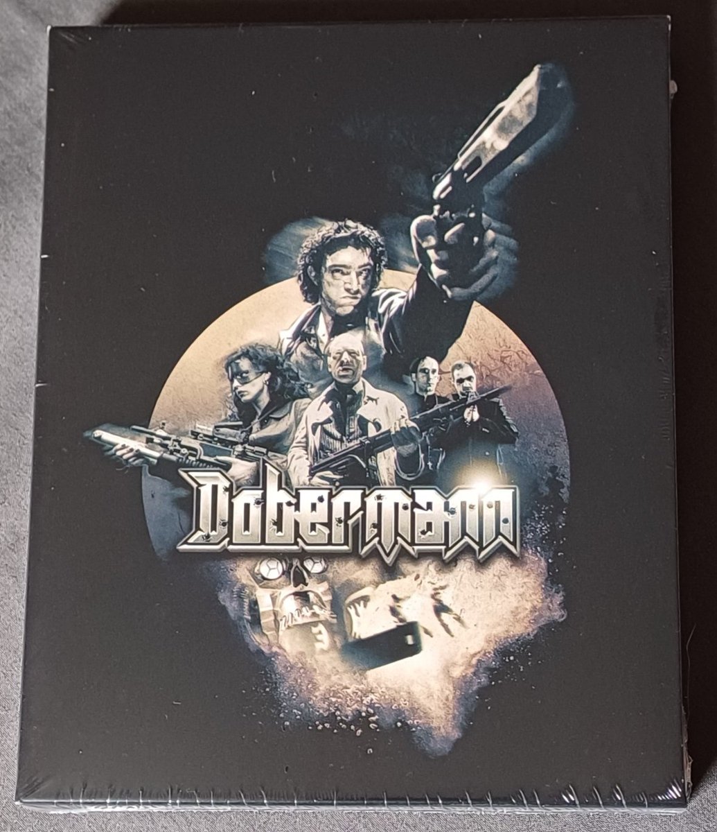 Recent #PhysicalMedia addition... on blu-ray #Dobermann (1997 - Dir. #JanKounen) #VincentCassell #TchéckyKaryo #MonicaBellucci