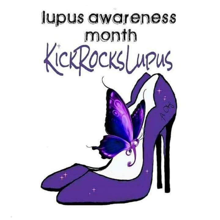 🗣💜🦋 Fighting for the #lupus cure starts with learning more about the #disease Raise your awareness 🙌💜📚💜 #educate yourself Everyday 🦋💜 Nobody can take away your pain, but don't let lupus takeaway your happiness 🙏🙋🏽‍♂️🙋‍♀️ Let's Band together to raise awareness 💜🦋