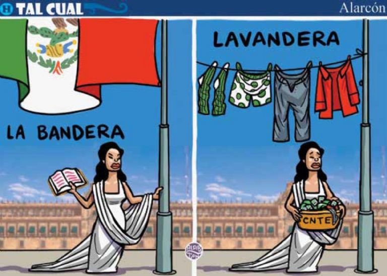 📰 Lavandera/La bandera (@alarcondibujos) #FelizMartes