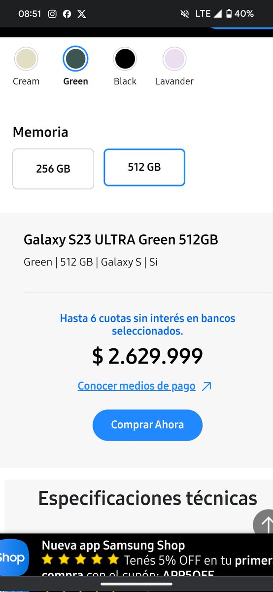 bernard04850868's tweet photo. @grequelme @arielmcorg Si está mas caro ídolo el S23U que el S24U
Aun si es carisimo frente a importaciones.. https://t.co/QKcg6dyz5n