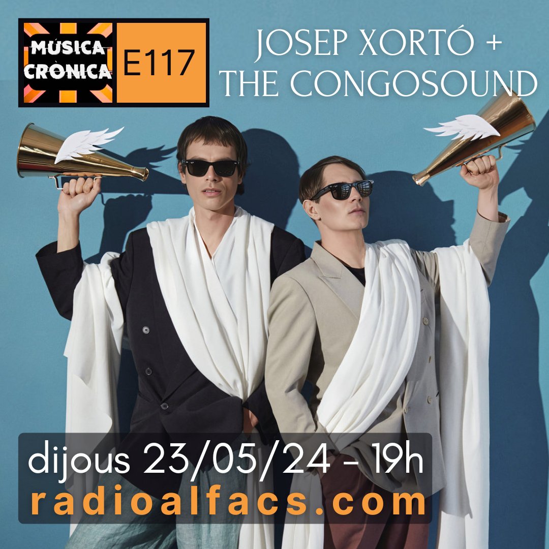 Este #jueves 23/05/24 a las 19h en nuestro programa de #radio #musicacronica de @radioalfacs pasaremos una hora con el hiper estimulante #italodisco de @Josepxorto + #thecongosound 🙌 Te esperamos en 'radioalfacs.com'🎙️ #radioalfacs #internetradio