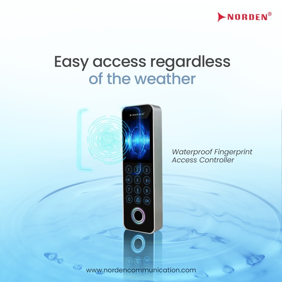 Norden Waterproof Access Control is a compact, standalone access controller housed in a durable metal case, making it ideal for indoor and outdoor applications.

#nordencommunication #accesscontrol #userfriendly #centralcontroller #nordensecurity