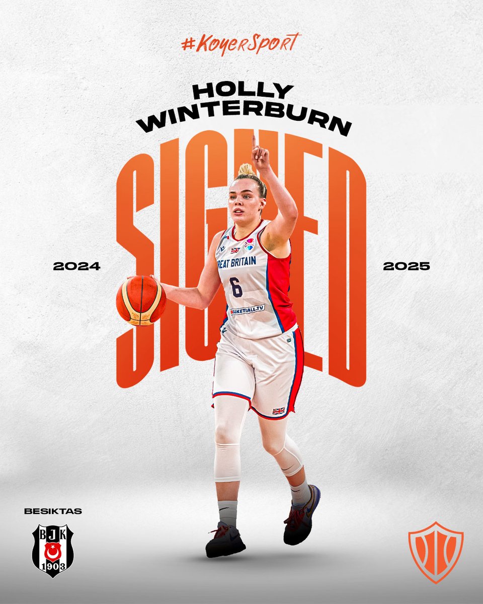 Exciting move for the fabulous @hollywinterburn to @BJK_KadinBasket 🎯❣️ Entertainment levels 🔋and departs London with that #EuroCupWomen 🏆 Bring on this new chapter 🔥 #EuroLeagueWomen #KoyerSport FAM #BritishBasketballLeague