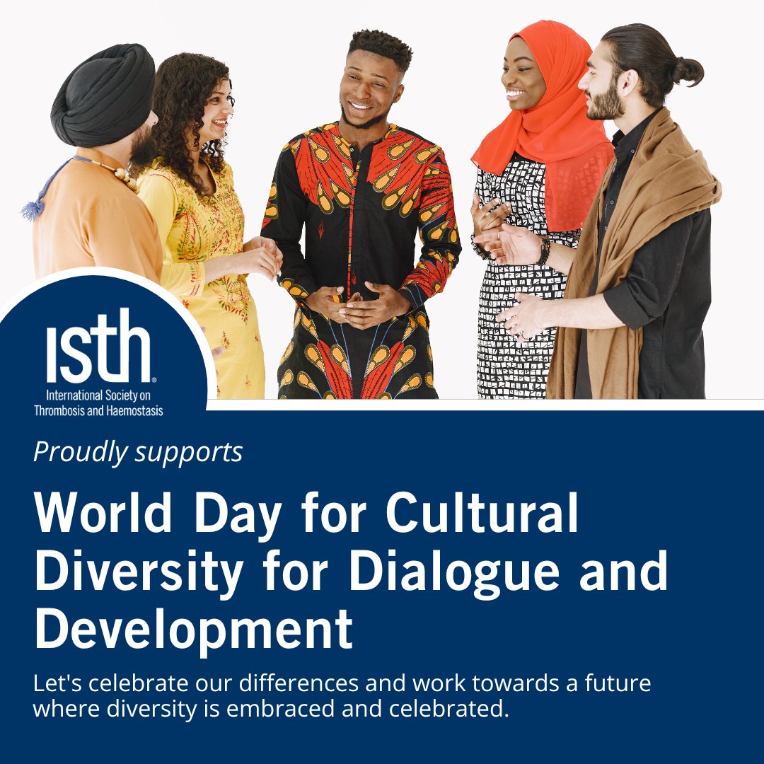 isth's tweet photo. 🌍✨ Today, on World Day for Cultural Diversity for Dialogue and Development, let's celebrate the beauty of different civilizations, cultures, and peoples. Through equitable exchange and dialogue, we can foster mutual understanding and respect #CulturalDiversity #ISTH https://t.co/S5OEirPjs7