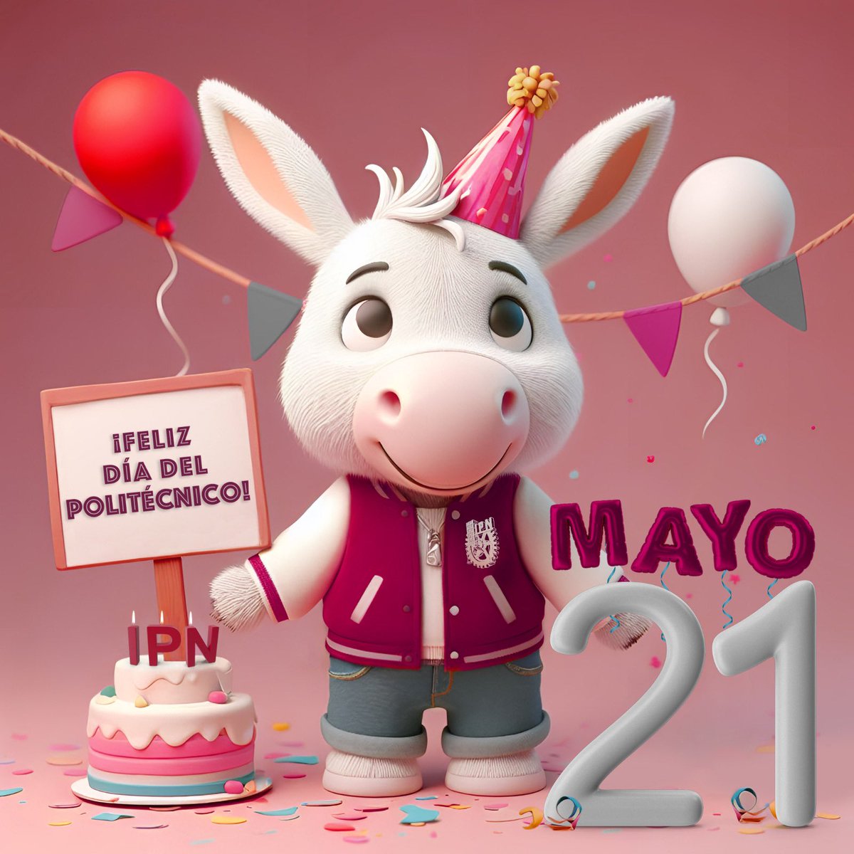 Hoy los #Huélums serán ensordecedores, los corazones guinda latirán más fuerte, el mambo politécnico resonará en todo México, el himno del IPN cobrará todo el sentido y gritaremos a los cuatro vientos el orgullo de ser politécnicos. ¡Feliz #DíaDelPolitécnico! 🤩

#88Aniversario