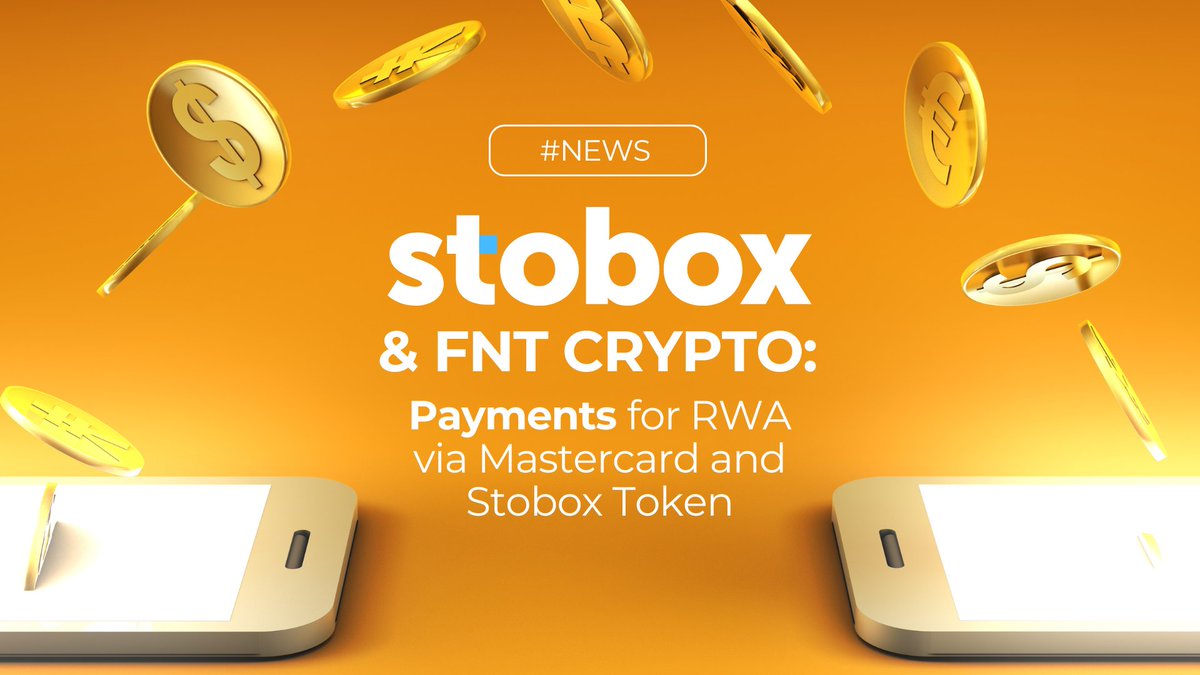 fntcrypto_io's tweet photo. We are excited to announce our new partnership with Stobox, which will enable payments for Real World Assets (RWA) using Mastercard and the Stobox Token (STBU). This is a significant step forward for us and the entire cryptocurrency market

➡️Learn More - https://t.co/6UQ5onJH18 https://t.co/nR2OZwynVX