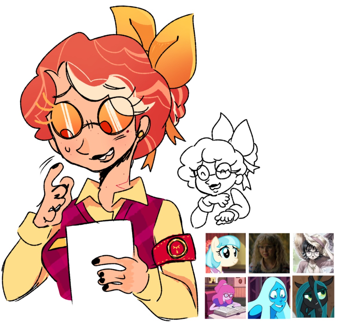 Witchyarii's tweet photo. This is my #tf2 OC… Rebecca… be nice to her she gets scared easily (she’s a therapist sigh) #teamfortresstwo #tf2oc https://t.co/GAYESVUDij