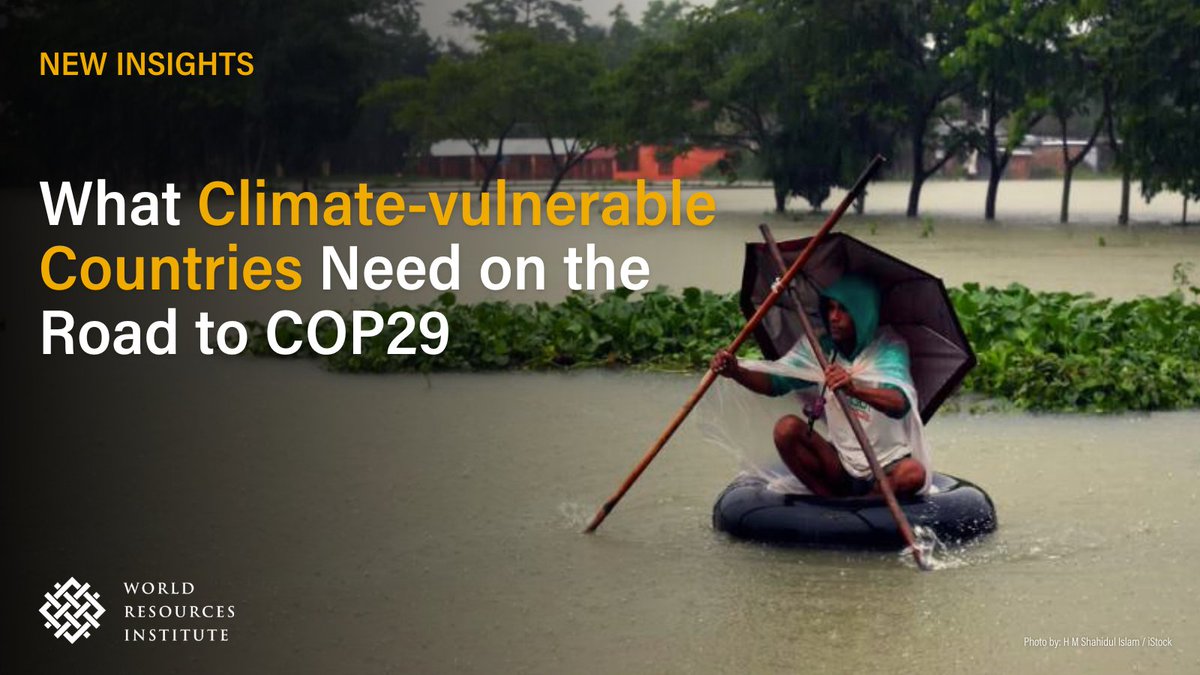 The people in countries most vulnerable to climate change are facing widespread devastation from the world’s changing climate🌏

To ensure vulnerable developing countries’ needs are met at #COP29, #ACT2025 presents its newly released a 4-pillar plan: bit.ly/3K3GGyi