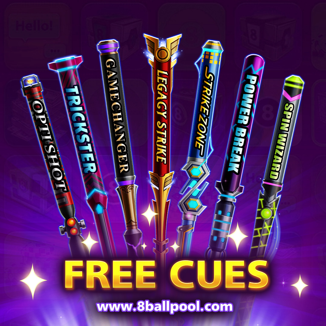 Have you claimed today’s FREE Cue Piece? 🎁 Get yours » mcgam.es/db66gE ✨ FREE Cue Piece every day ✨ 2x Cue Pieces every Friday #8BallPool #FreeReward #8BallPoolReward