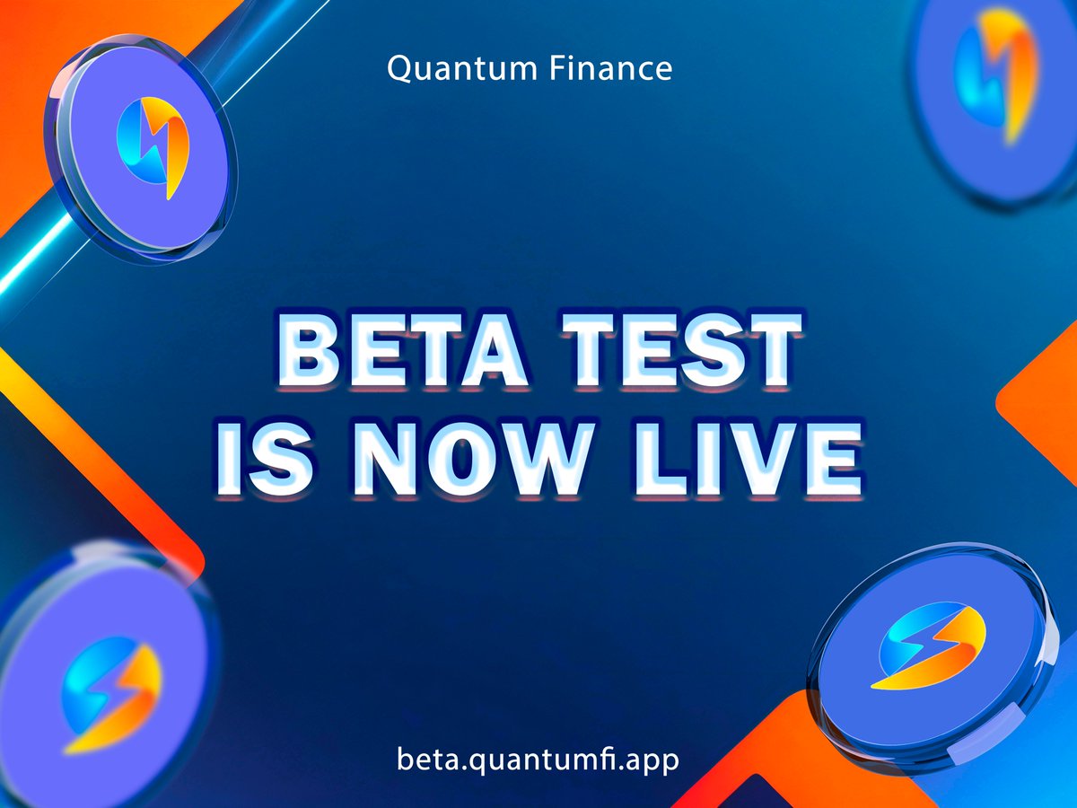 Testnet @QuantumFi_ is now live Just a few minutes of your time can potentially be rewarding (but it is not exactly) 🔵Take part: beta.quantumfi.app 🟠Leave your feedback here: discord.gg/vbhpQFpV $INJ $QTUM