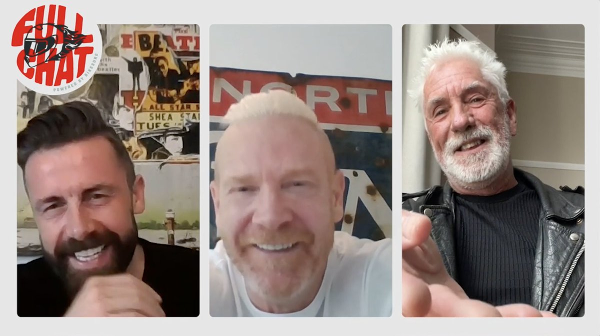 Biketruck's tweet photo. Had the pleasure of being on the 'FullChat' Podcast with these fellas - #DavidPrutton & #IwanThomas great fun - lots of laughs.
Tune in tomorrow to hear how it went - talking bikes & tales of adventure and bollox! ๐ดโโ ๏ธ ๐ฅโ๏ธ
@Iwanrunner @pruttsofficial @bikesure @ODriscollsWhis1 https://t.co/t5RtlYuWzO