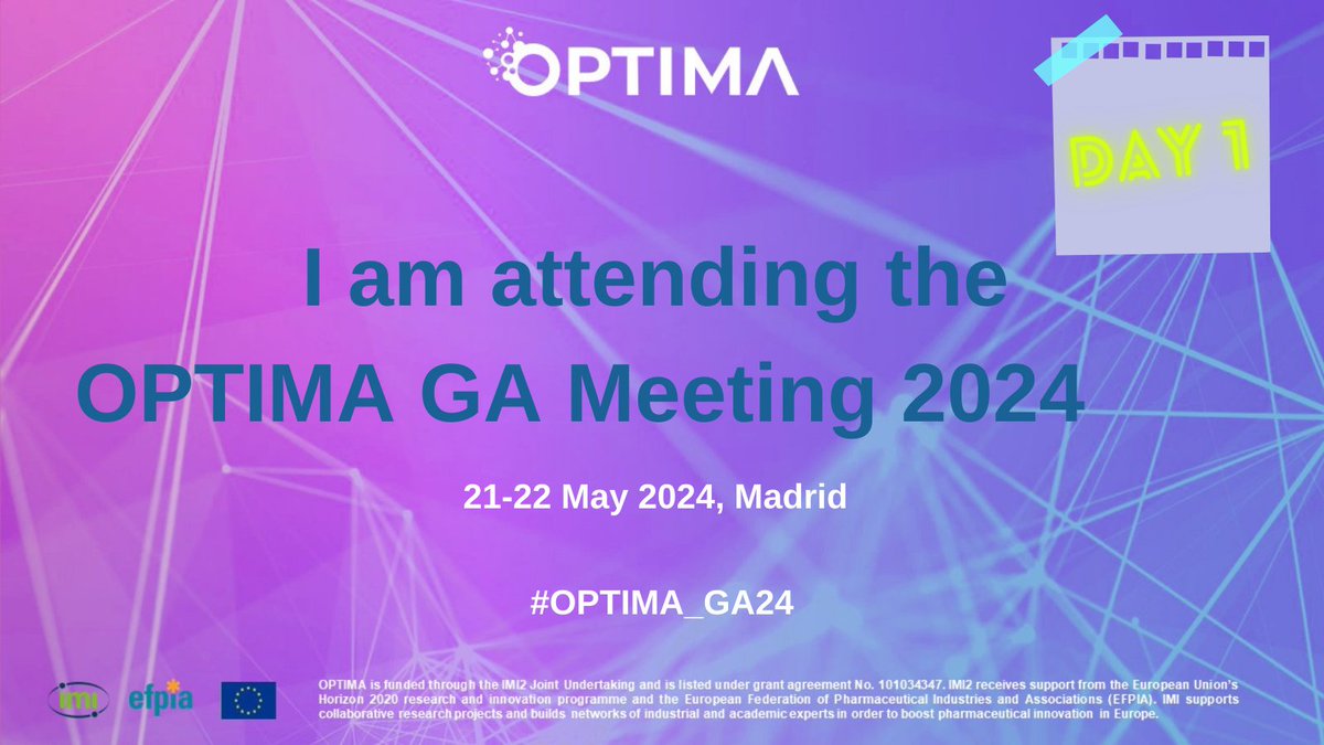 GrahamAnderLes's tweet photo. I am attending the #OPTIMA_GA24 meeting in Madrid. Discussing important results &amp; steps ahead on the #ClinicalDecision support #platform to revolutionise oncology care. Tackling #cancer through #RealWorldData #ArtificialIntelligence. @OPTIMA_oncology https://t.co/012wPGLoaK