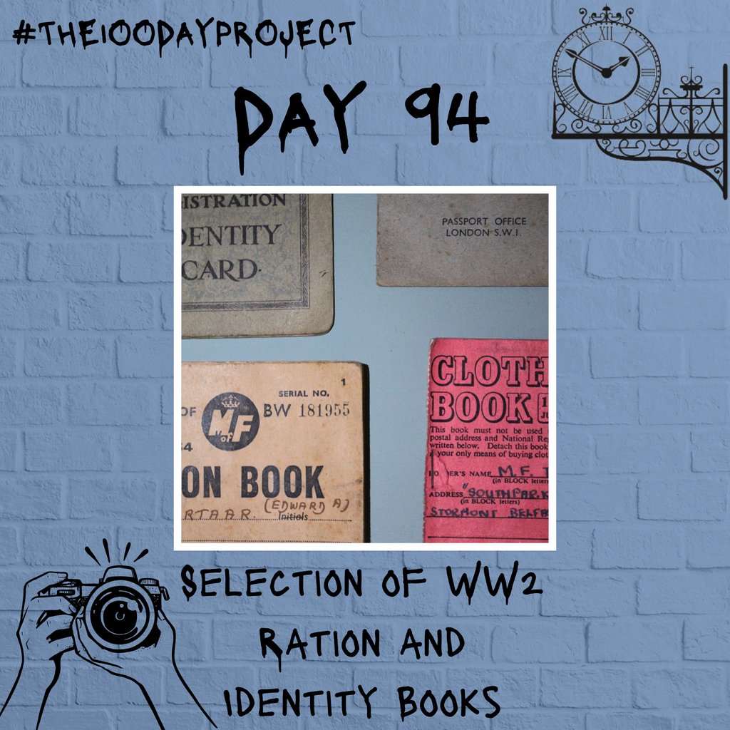 #Day94 of #The100DayProject2024 - WWII Ration & Identity Books
Head to Facebook or Instagram for the full post
#100daysatthemuseum #artinmuseums #richmond #richmonduponthames #getinspired #becreative #artist #photography #collage #newperpectives #colours #textures #lookclosely