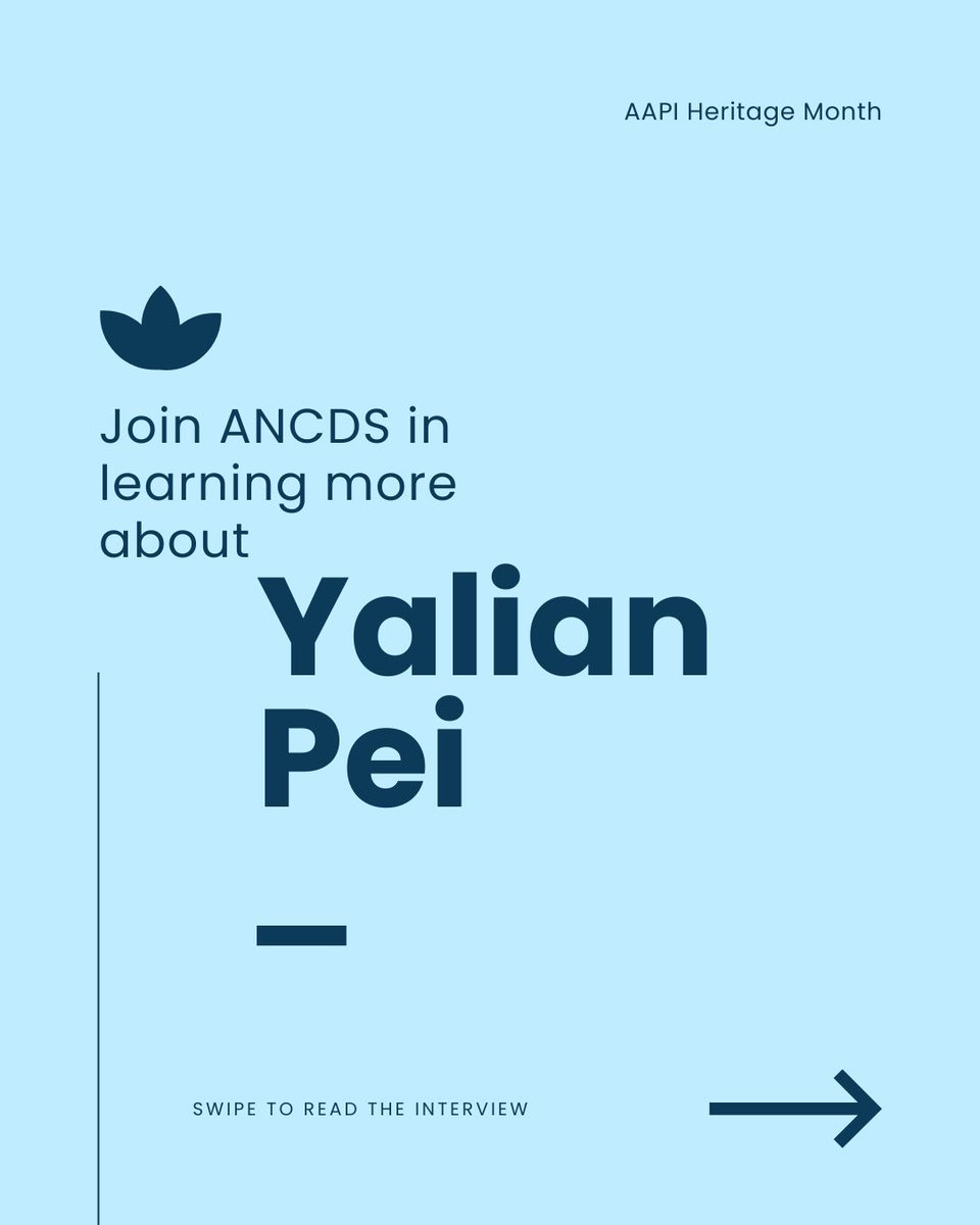 TheANCDS's tweet photo. Dr. Yalian Pei shares her current role as an assistant professor at Syracuse University. Dr. Pei's research emphasizes the need for functional cognitive-communication treatment, including culturally relevant needs and practices. 
https://t.co/0irCyEuewu https://t.co/jLRC1nVgXt