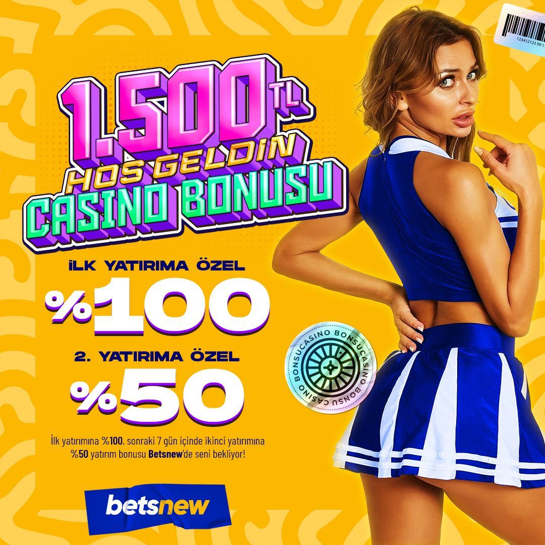 BETSNEW'DEN KAZANÇLI BİR MERHABA! 🌟 ₺1.500 HOŞ GELDİN CASİNO BONUSU! 🎰 İlk yatırıma %100, sonraki 7 gün içerinde yapacağınız 2. yatırıma %50 yatırım bonusu Betsnew'de seni bekliyor... ✅ Güvenilir Bahsin Adresi 📲 betsnew.link