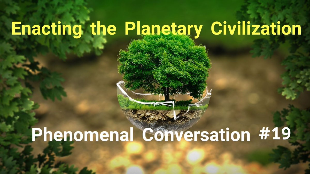 With @jdjwrites on 'Enacting  the Planetary Civilization'' we explore the distinction between  planetary consciousness and global awareness. Plus reimagined relationships to planet, future and time. Join us Tuesday 28 May online 19.00-21.00 CEST Tickets; buff.ly/4aTq5ct