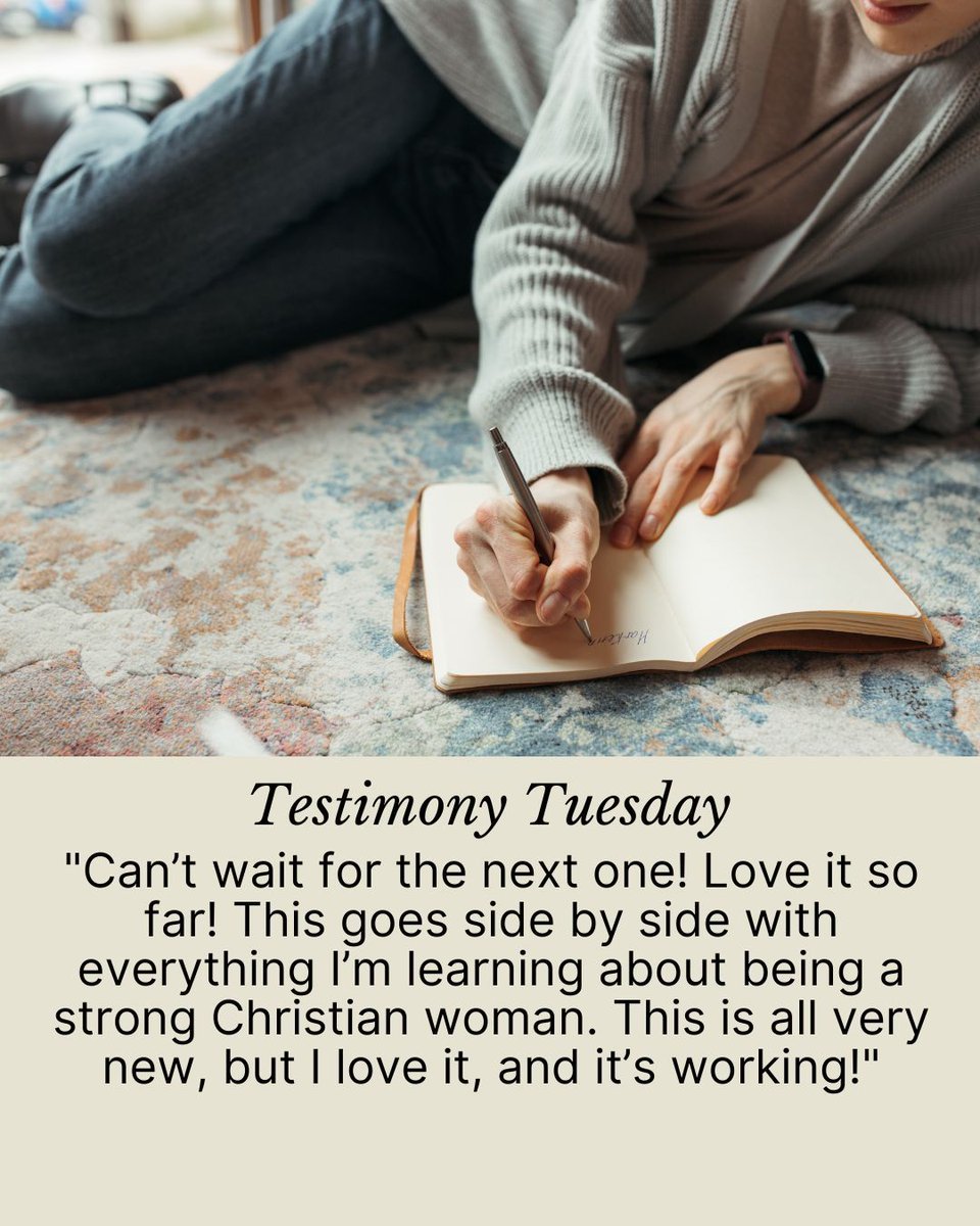 #TestimonyTuesday for the free 15 Day Marriage Plan: 'Can’t wait for the next one! Love it so far! This goes side by side with everything I’m learning about being a strong Christian woman. This is all very new, but I love it, and it’s working!'

Sign up: buff.ly/4bqMVbo